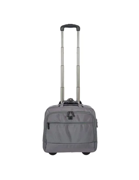 Brics Siena laptop briefcase with wheels grey