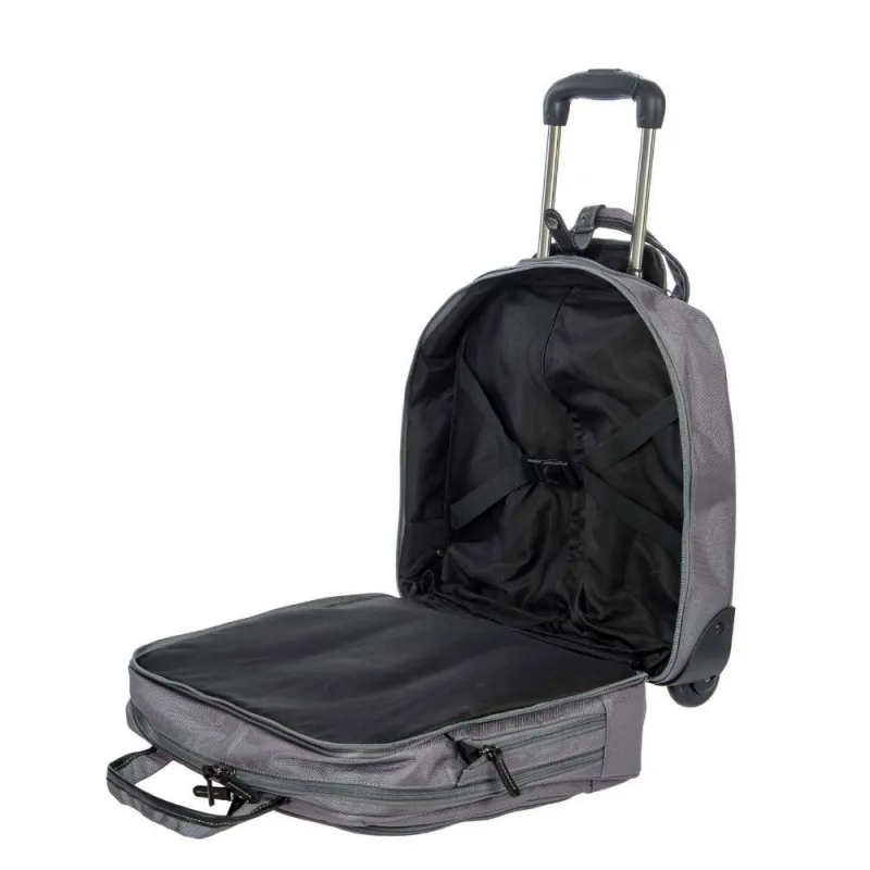 Brics Siena laptop briefcase with wheels grey 2