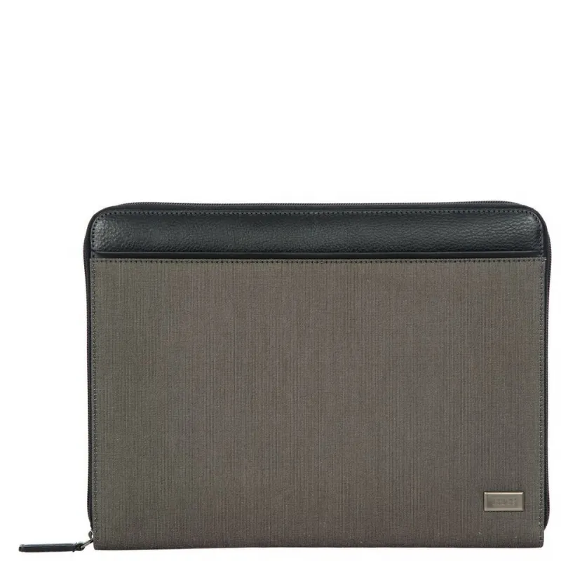 Notepad holder Bric's Monza grey