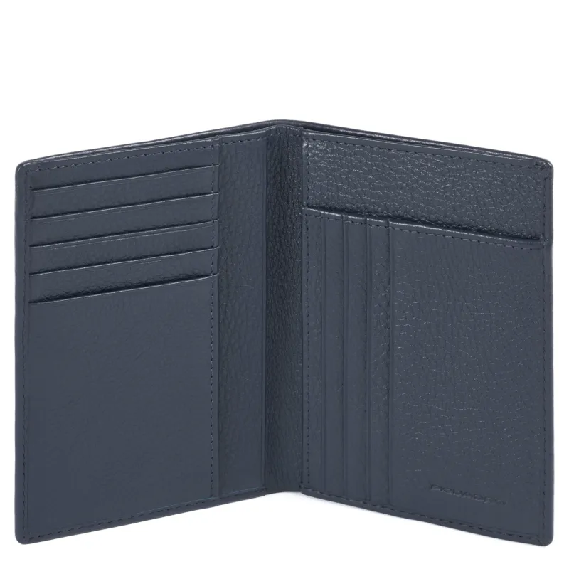 Portafogli uomo verticale in pelle Modus Special blu 2