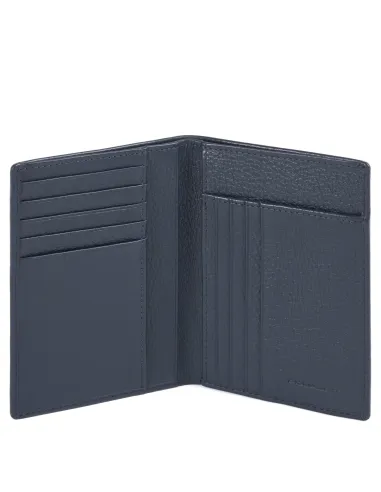 Piquadro Modus Buchgeldbörse blau