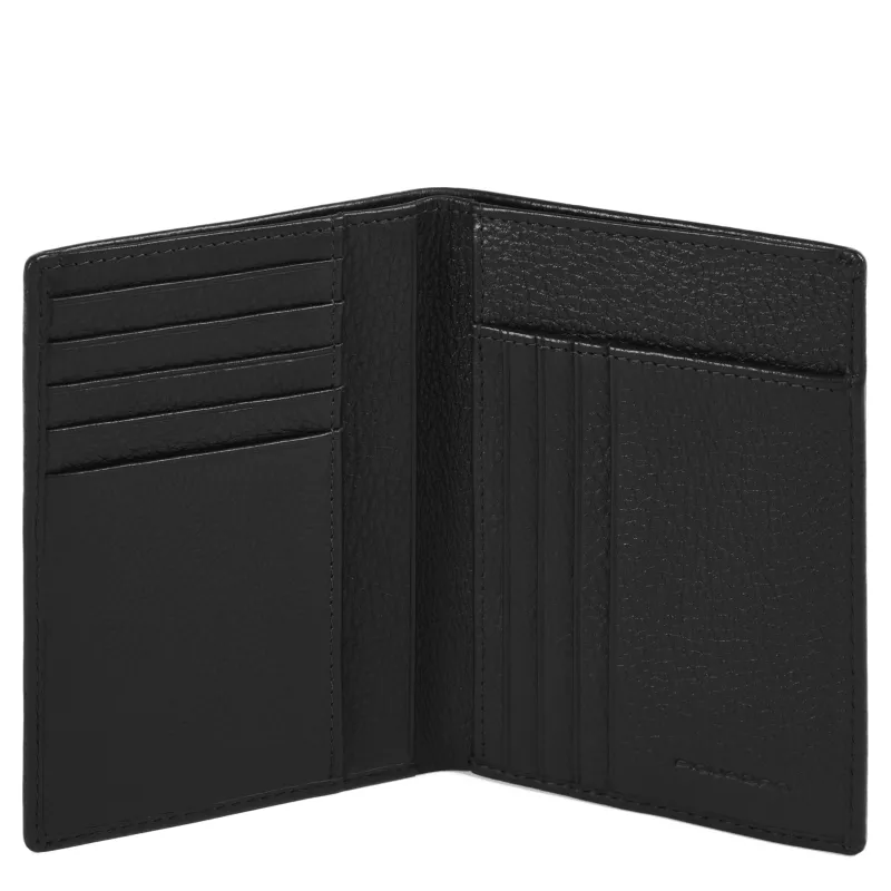 Piquadro Modus Buchgeldbörse schwarz 2