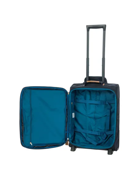 Trolley 2 ruote espandibile Brics X-Collection blu