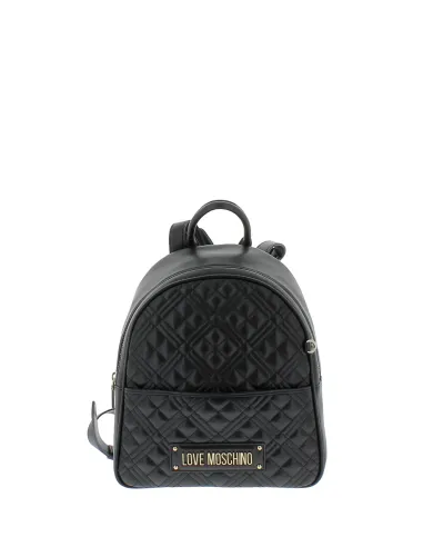 Black moschino backpack online