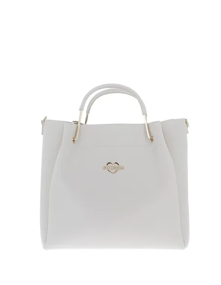 Borsa a mano Love Moschino avorio