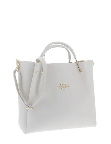 Handtasche mit Metallgriffen und...