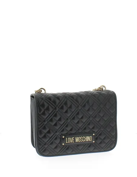 Love Moschino gesteppte Umhängetasche, schwarz