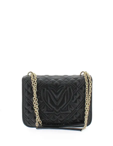Love Moschino quilted shoulder bag, black