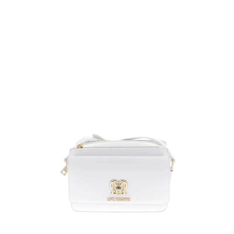 Love Moschino Cross-body bag with three zipped...