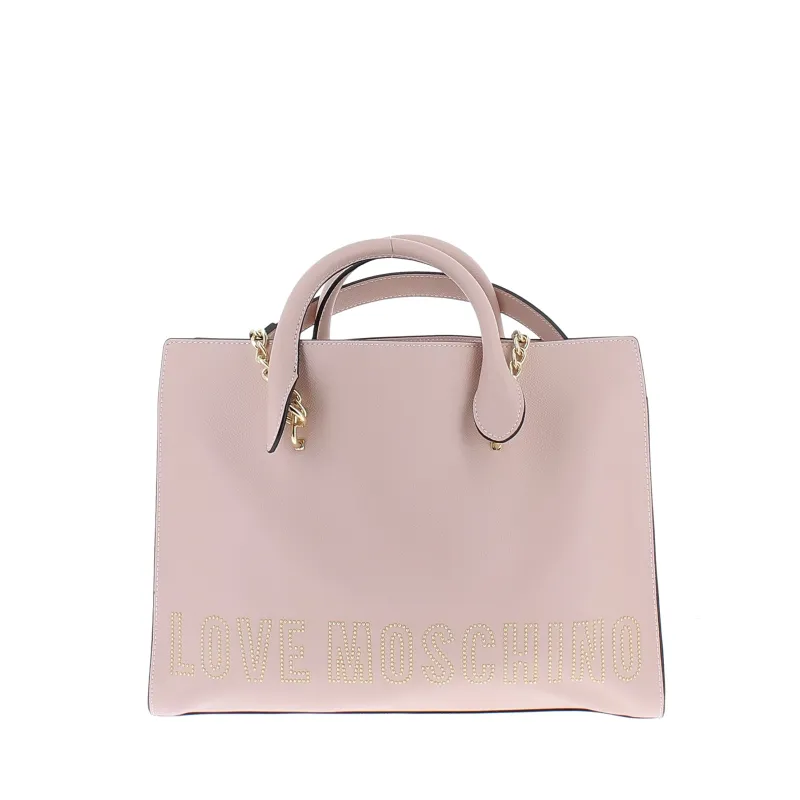 Shopping bag with two handles and two shoulder straps,...