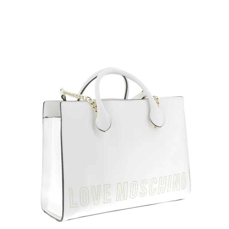 Shopping bag with two handles and two shoulder straps, black 2