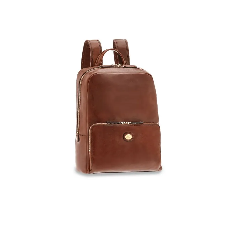 The Bridge Story Computer and tablet backpack, brown