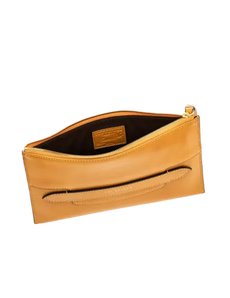 The Bridge Lucrezia Schlanker mittlere Handtasche, gelb