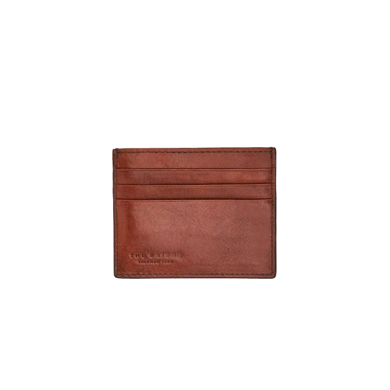 The Bridge Alberto Kreditkartenetui mit RFID-Blocker, braun 2