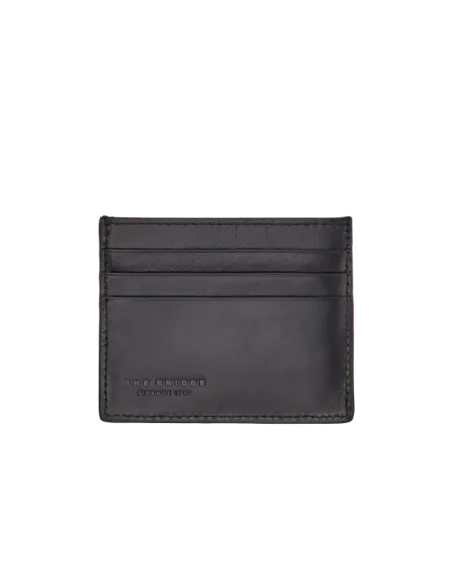 The Bridge Alberto Kreditkartenetui mit RFID-Blocker, schwarz