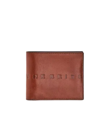 The Bridge Alberto Men's wallet with coin pocket, brown