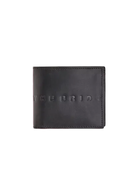 The Bridge Alberto Men's wallet with coin pocket, black