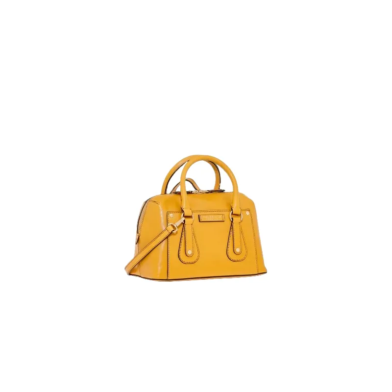 The Bridge Cecilia leather handbag, yellow
