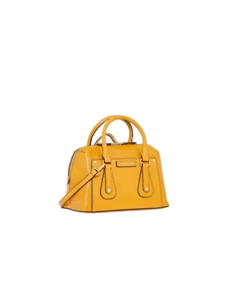 Borsa due manici con chiusura con zip The Bridge Cecilia giallo