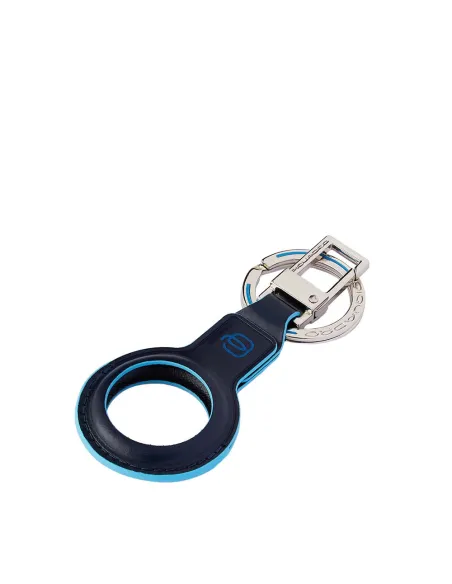 Key chain for AirTag®Piquadro Blue Square, blue