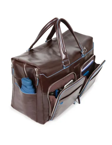 Piquadro Blue Square Duffel bag with...