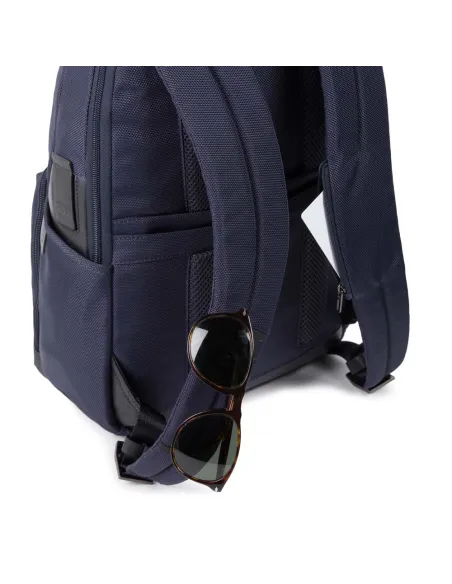 Piquadro Brief2 Laptop-Rucksack aus rezykliertem Stoff mit iPad®-Fach