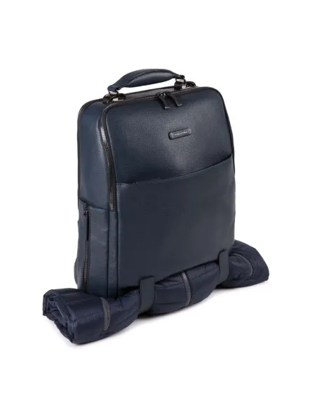 Zaino Porta computer Piquadro Modus con cavo anti furto, blu