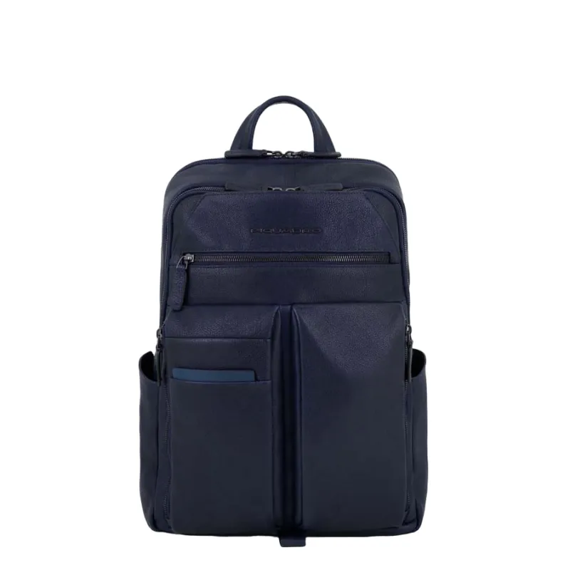 Piquadro Paavo Laptop-Rucksack mit iPad®-Fach, blau