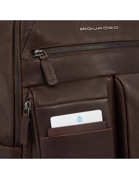 Piquadro Paavo Laptop-Rucksack mit iPad®-Fach, schwarz