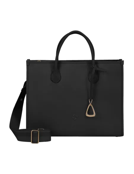 13,3"-Computertasche mit zwei Griffen für Frauen Samsonite Neverending, schwarz