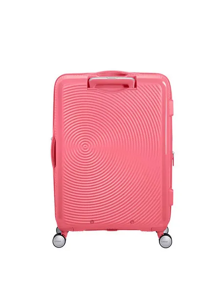 Mittelgroßer Hartschalen-Trolley Soundbox Sun Kissed Coral