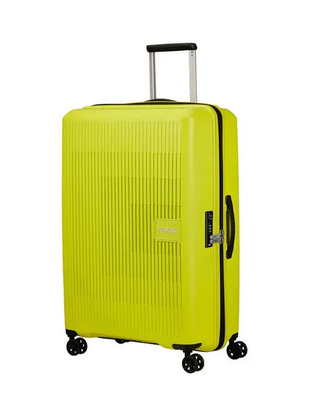 American Tourister Aereostep Großer Polypropylen-Trolley light lime