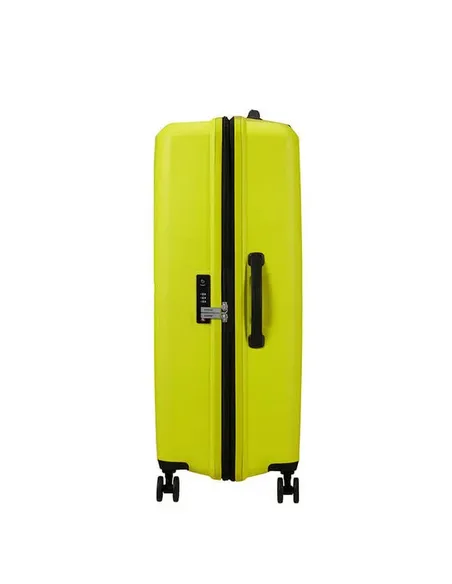 American Tourister Aereostep large polypropylene trolley light lime