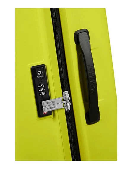 American Tourister Aereostep large polypropylene trolley light lime