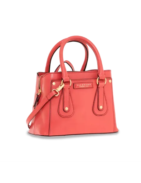 Women's leather handbag with three compartments The Bridge Cecilia