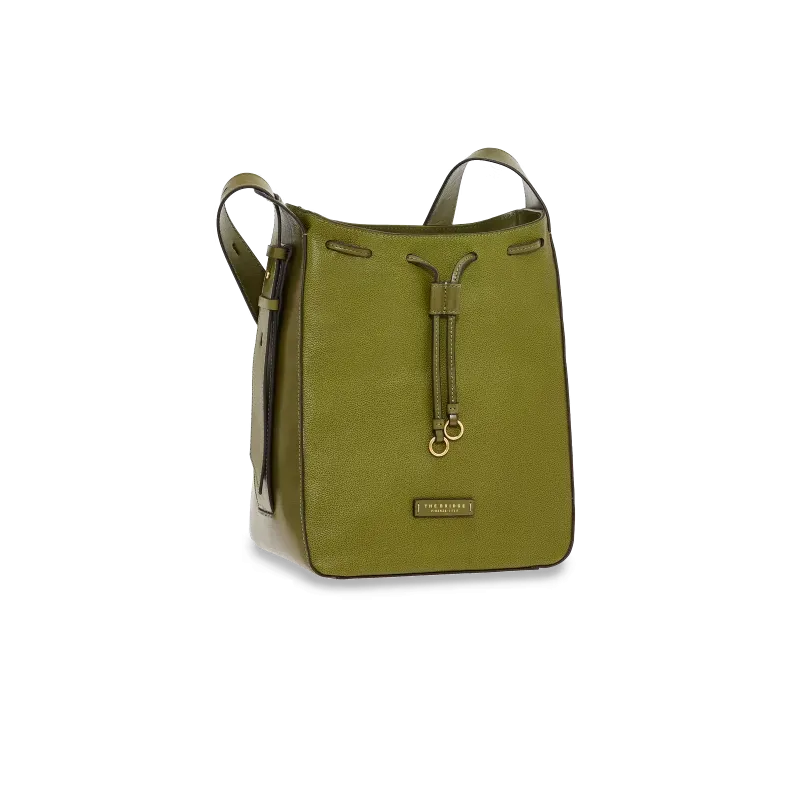 Women's medium shoulder bag The Bridge Carlotta, green