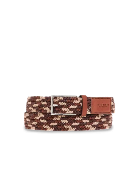 Men's woven leather belt The Bridge Brunelleschi