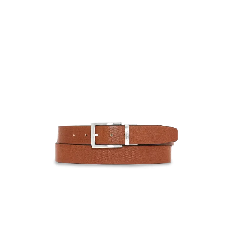 The Bridge Brunelleschi reversible leather men's belt
