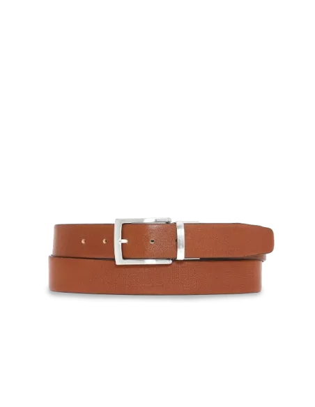 Cintura in pelle double The Bridge Brunelleschi marrone-nero