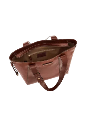 Leder-Einkaufstasche The Bridge...