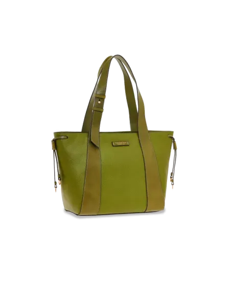 Shopping in pelle The Bridge Carlotta verde