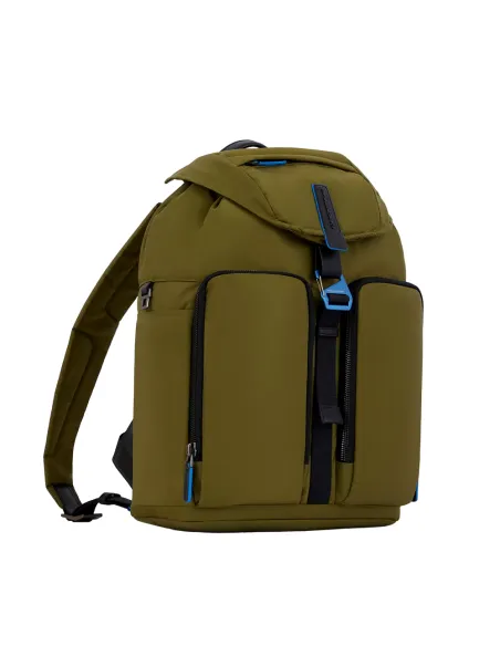 copy of Computer and iPad® backpack with drawstring and flap closure, green