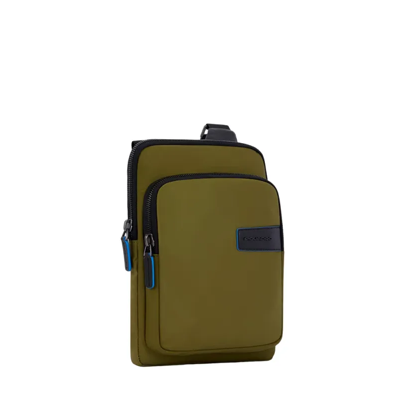 Piquadro PQ RY Bandolera hombre para iPad en tejido reciclado y