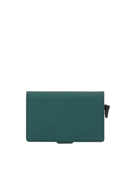 Compact Wallet für Scheine und Kreditkarten B3, Grün