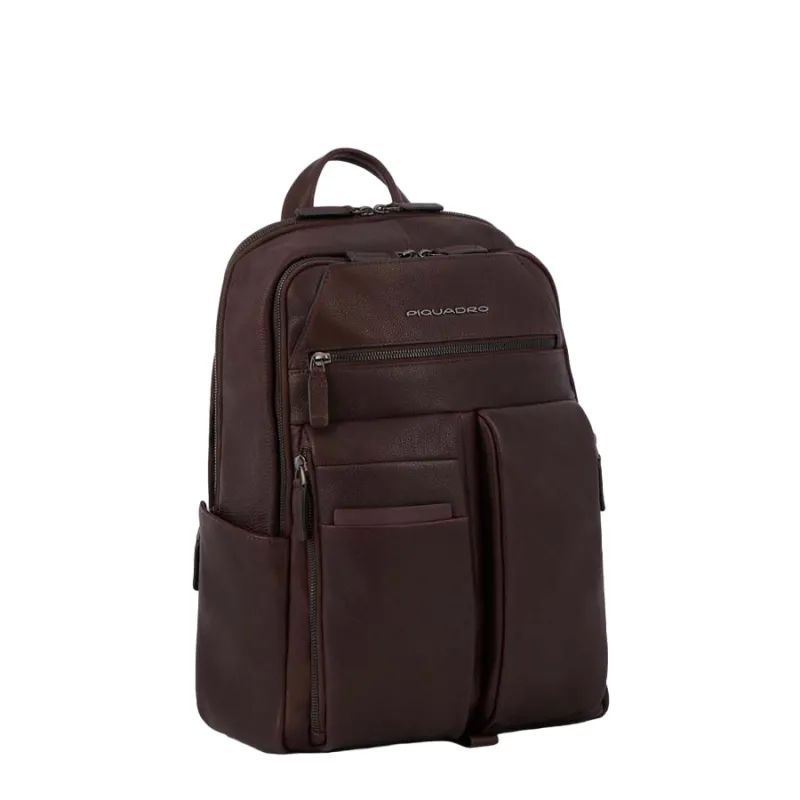 Piquadro Paavo Laptop-Rucksack mit iPad®-Fach, Dunkelbraun 2