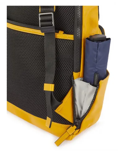 Zaino in pelle Porta PC PQ Harper, blu