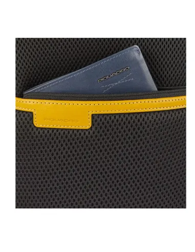 Zaino in pelle Porta PC PQ Harper, blu