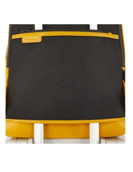 Piquadro Harper Leather PC Backpack, blue