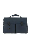 Piquadro Harper Laptop briefcase with iPad®Pro" 12,9 compartment, blue