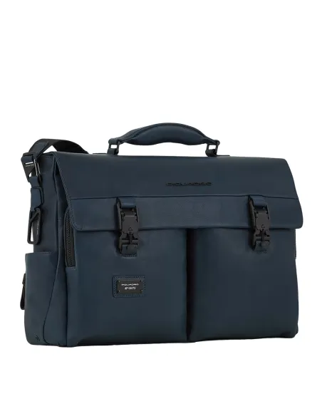 Piquadro Harper Laptop-Tasche mit iPad®Pro" 12,9 Fach, blau